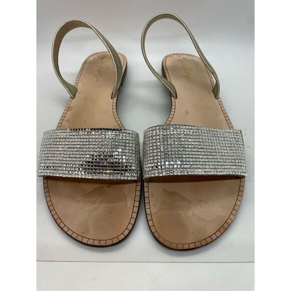 Lilly Pulitzer AMELIA SANDAL 004297 GOLD METALLIC Size 10 Casual or Dressy Cute - Picture 2 of 7